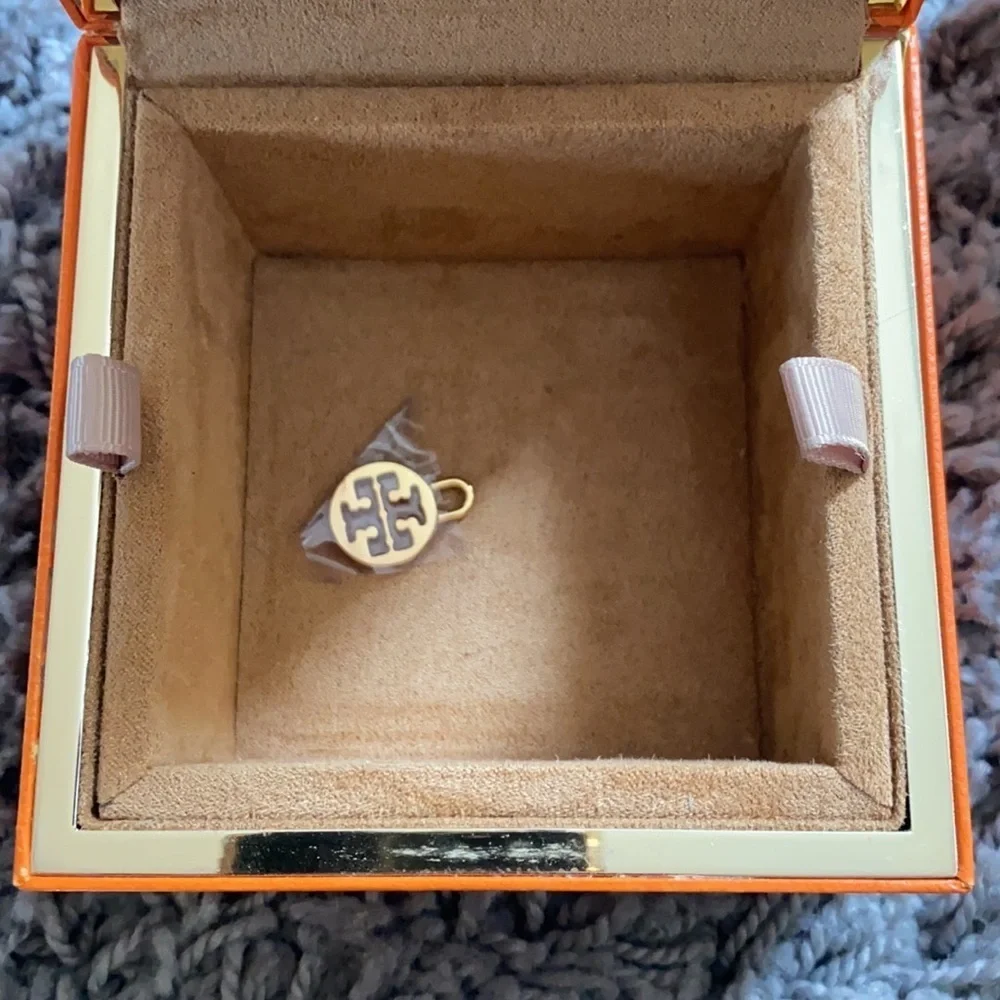 Tory Burch Watch Gold Tone Orange 37 Mm Style TRB1006